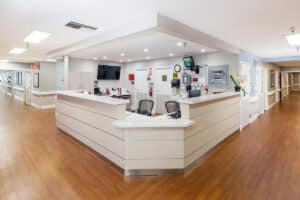 Vineyard Post Acute nurse's station